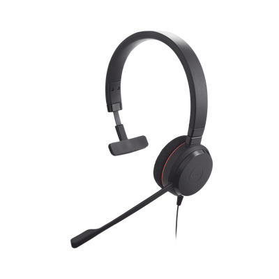 Jabra Evolve 20 Mono con conexión USB, micrófono con cancelación de ruido de ultima generación, configuración Plug and Play (4993-829-209)