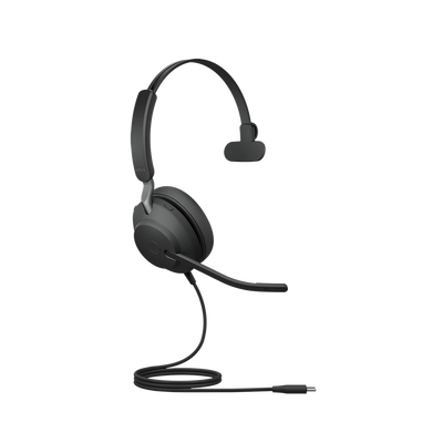 Jabra Evolve 2 40, Auricular mono versión UC con aislamiento de ruido, conexión USB-C y indicador de ocupado (Busylight) (24089-889-899)