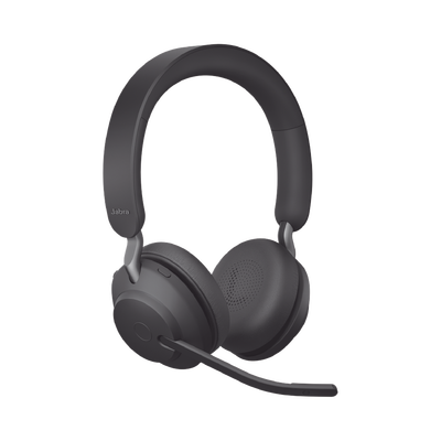 Jabra Evolve2 65, Auricular stereo versión UC con aislamiento de ruido activa, dongle USB-A indicador de ocupado (Busylight) (26599-989-999)