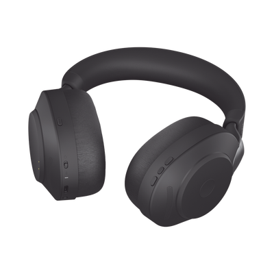 Jabra Evolve2 85, Auricular stereo versión UC con cancelación de ruido activa, dongle USB-A indicador de ocupado (Busylight)(28599-989-999)