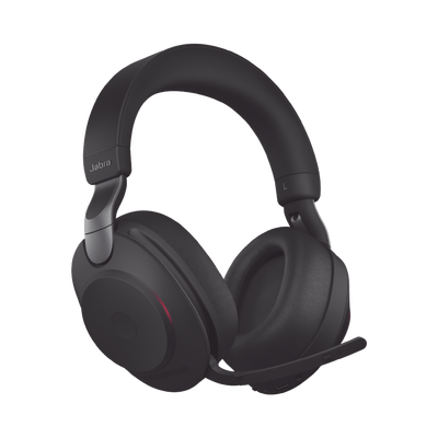 Jabra Evolve2 85, Auricular stereo versión UC con cancelación de ruido activa, dongle USB-A indicador de ocupado (Busylight)(28599-989-999)