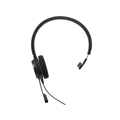 Jabra Evolve 30 Mono con conexión USB / 3.5mm, micrófono con cancelación de ruido y controlador en el cable con botones e indicadores LED (5393-829-309)