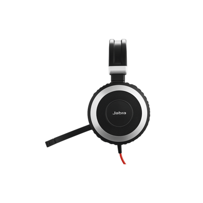 Jabra Evolve 80 con conexión USB / 3.5mm, cancelación activa/pasiva de ruido con indicador de ocupado (7899-823-109)