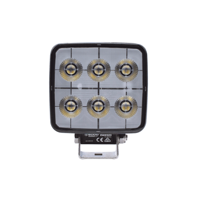 Luz de trabajo de 6 LED, 12-24 Vcc, 2800 lumenes