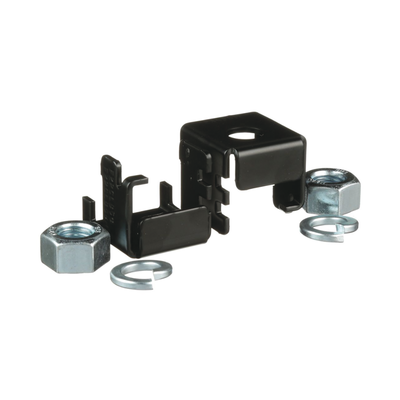 Soporte para Montaje en Charola Tipo Escalerilla, Compatible con Rieles de 9.5 x 38.1 mm o 9.5 x 50.8 mm, Uso Con Varilla Roscada de 5/8", Color Negro