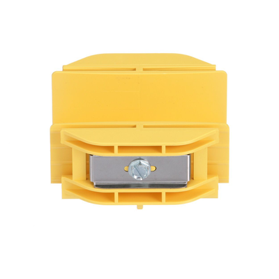 Union Recta "Cople", Para Canaleta FiberRunner™ 2X2, Color Amarillo