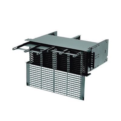 Panel de Distribución de Fibra Óptica, Acepta 12 Cassettes HD Flex™ y 144 Fibras por UR, 4UR