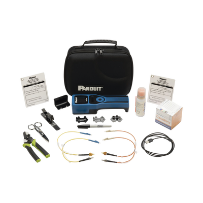 Kit Completo de Herramienta OCTT Opticam 2 de Panduit, para Terminación de Conectores Pre-Pulidos LC, SC o ST, Incluye Desforradora y Cleaver