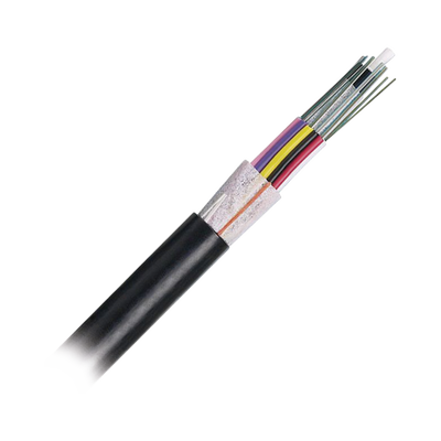 Cable de Fibra Óptica 6 hilos, OSP (Planta Externa), No Armada (Dieléctrica), MDPE (Polietileno de Media densidad), Multimodo OM3 50/125 Optimizada, Precio Por Metro