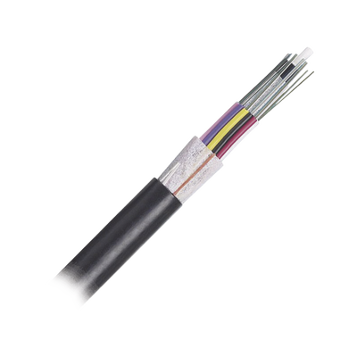 Cable de Fibra Óptica 24 hilos, OSP (Planta Externa), No Armada (Dieléctrica), MDPE (Polietileno de Media densidad), Multimodo OM4 50/125 Optimizada, Precio Por Metro