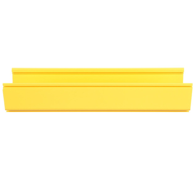 Canaleta FiberRunner™ 6X4, de PVC Rígido, Color Amarillo, 2 m de Largo