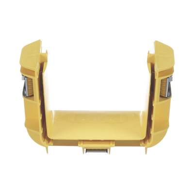 Union Recta "Cople", Para Canaleta FiberRunner™ 4X4, Color Amarillo