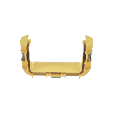 Union Recta "Cople", Para Canaleta FiberRunner™ 6X4, Color Amarillo