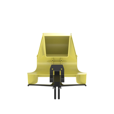 Bajada Para Canaleta FiberRunner™, Uso con Medidas 4x4, 6X4, 12X4, o 24X12, Con Reducción a 4X4, Color Amarillo