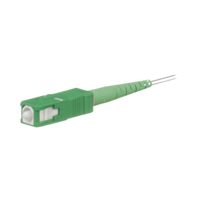 Conector de Fibra Óptica Tipo Splice-On, Monomodo SC/APC, Para Fibra de 250/900um, Color Verde