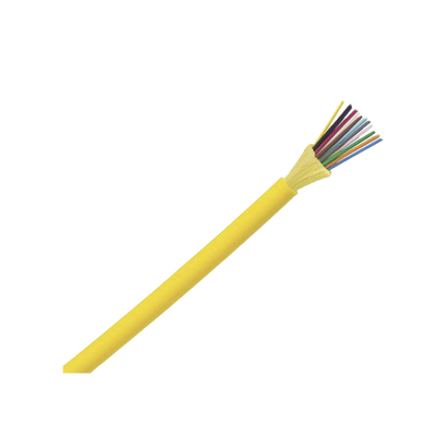 Cable de Fibra Óptica de 12 hilos, Monomodo OS2 9/125, Interior, Tight Buffer 900um, No Conductiva (Dieléctrica), OFNP (Plenum), Precio Por Metro