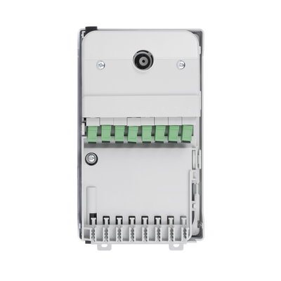 Caja Terminal de Fibra Óptica para instalación en interior, montaje en pared, 8 acopladores SC/APC monomodo, hasta 24 empalmes