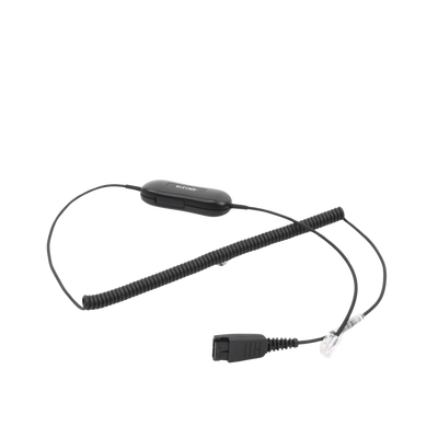 Cable para diademas BIZ1500, BIZ2300 y BIZ2400, para compatibilidad con telefonos AVAYA 96xx/16xx QD a RJ-9 (88001-03) (88001-04)