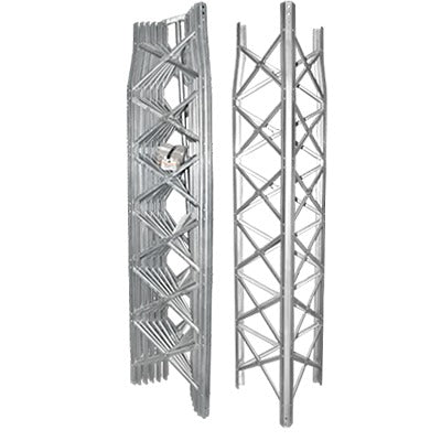 Torre Autosoportada  de 17 m de altura, 7 Secciones Prearmadas. Galvanizada en Caliente (6ft² @ 70.7 MPH)