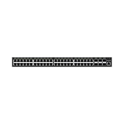 Switch Gigabit PoE+ Administrable / 48 puertos 10/100/1000 Mbps + 6 Puertos SFP+ / Hasta 400W / Compatible con GWN Cloud.