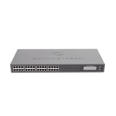 Adaptador VoIP GrandStream de 32 FXS 2 puertos telco 50 pins p/montaje en rack