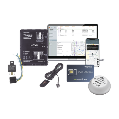 Kit de Localizador 4G LTE /  1 MICSIM25GPS y datos 1 año + 1 BLUEPUCKRHT + 1 EPCOMGPSMENSUAL + RELAY + Botón SOS