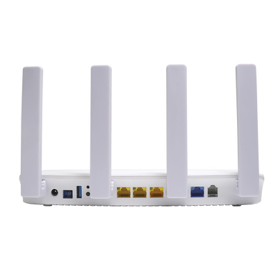 ONU XGSPON / Wi-Fi 6 / 1 Puerto RJ45 2.5 Gbps / 3 Puertos RJ45 1 Gbps / 1 FXS / 1 Puerto USB /