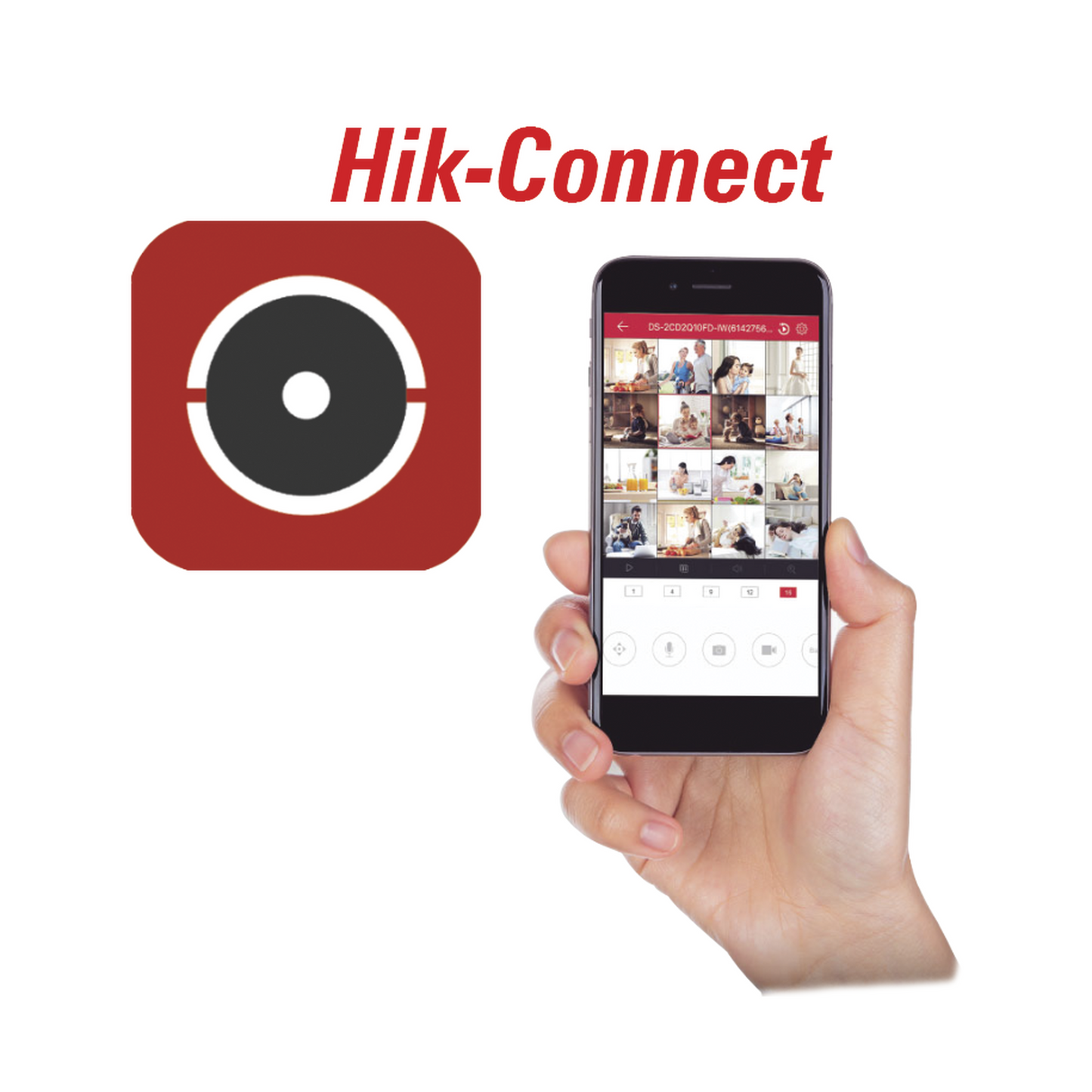 Aplicación Móvil Gratuita Hik-Connect / P2P / Notificaciones Push /  Compatible con todos los dispositivos epcom, HiLook y HIKVISION