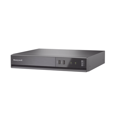 NVR 8 MP 4K / 8 Canales IP / 8 Puertos PoE+ / H.265 / 8 TB (Incluidos) / NDAA / ONVIF / Audio y Alarmas I/O / Soporta IA / Serie 35 / Honeywell Security