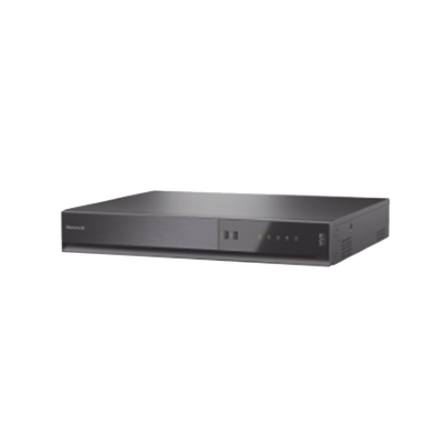 NVR 8MP 4K / 32 Canales IP / 16 Puertos PoE+ / H.265 / ONVIF / NDAA / Soporta 40 TB (No Incluido) / Audio y Alarmas I/O / Soporta IA Serie 35 / Honeywell Security