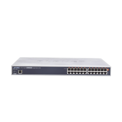 Inyector HUB high PoE 802.3at (Mid-span) administrable de 12 puertos 10/100/1000 Mbps