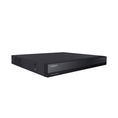 DVR 18 Canales (16 Analogicos + 2 IP) hasta 8 MP/ Soporta 4 Tecnologías (AHD, TVI, CVI, CVBS)  / 2 bahias HDD (no incluidos)