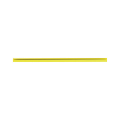 Canaleta FiberRunner™ 2X2 sin Tapa, de PVC Rígido, Color Amarillo, 1.8 m de Largo