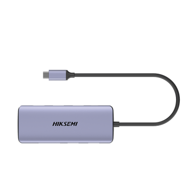 Hub (Adaptador) USB - C / 8 en 1 / 1 Salida HDMI (4K) / 1 Salida USB 2.0 / 3 Salidas USB 3.0 / 1 Salida SD (Memoria SD) / 1 Salida TF (Micro SD) / 1 Entrada USB - C (Carga Rapida / 100 Watts)