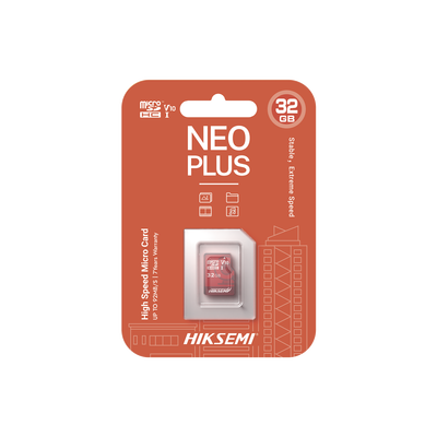 Memoria microSD / Clase 10 de 32 GB / Especializada Para Videovigilancia (Uso 24/7) / Compatibles con cámaras HIKVISION y Otras Marcas / 95 MB/s Lectura / 25 MB/s Escritura