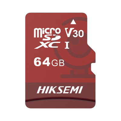 Memoria microSD / Clase 10 de 64GB / Especializada Para Videovigilancia (Uso 24/7) / Compatibles con cámaras HIKVISION y Otras Marcas / 95 MB/s Lectura / 40 MB/s Escritura