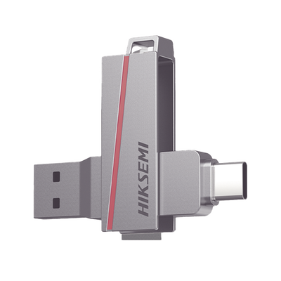 Memoria USB Dual de 256 GB / USB-C y USB-A / Transferencia de Alta Velocidad / Metálica / Compatible con Dispositivos Móviles, Windows, Mac y Linux