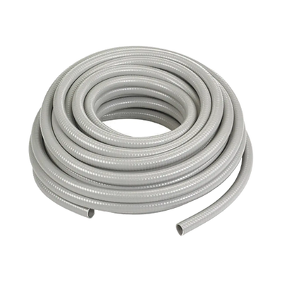 Manguera hermética tipo PolyTuff no metálica, gris de 3/8"/ 100 Pies / Aprobada para uso subterráneo y exteriores.