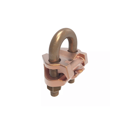 Conector Mecánico para Cable Calibre 2/0 AWG a 250 KCMIL / Paralelo o 90° a Tubo de 3/8" o Varilla de 5/8" - 3/4".