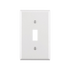 Tapa para Contacto Rectangular Color Blanco.
