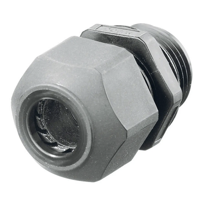 Conector de cable, estilo europeo para conductores de 0.59" a 1 ", 1", gris.