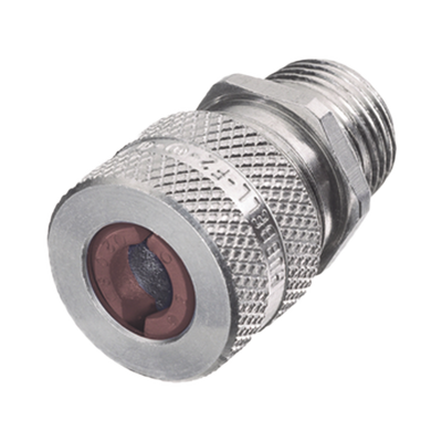 Conector de cable, de aluminio macho recto, .50 - .63 ", 1/2".