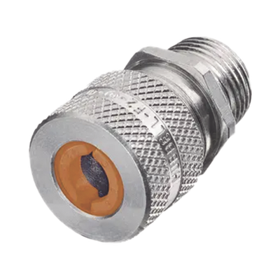 Conector de cable, de aluminio macho recto, .13 - .19" (3.2 - 4.7 mm), 3/4".