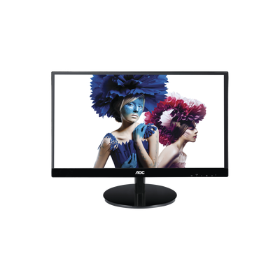 Monitor  LED de 27", Resolución 1920 x 1080 Pixeles con Entradas de Video VGA / HDMI con MHL / Displayport. Panel IPS con Marco Esbelto y Bocinas Integradas