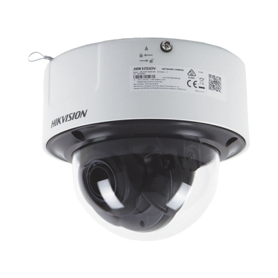 Domo IP 4 Megapixel / Lente Mot. 2.8 - 12 mm / 30 mts IR EXIR / IK10 / Reconocimiento Facial  / WDR 140 dB / DeepinView / Búsqueda por Atributos / Micrófono Integrado / Heat Map / ACUSENSE