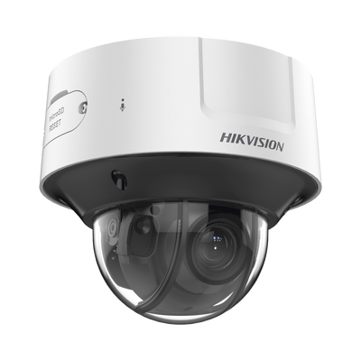 Domo IP 4 Megapixel / Lente Mot. 2.8 a 12 mm / Conteo de Personas / WDR 140 dB / 30 mts IR EXIR / DARKFIGHTER / Exterior IP67 / IK10 / Detección Facial / Búsqueda por Atributos / microSD