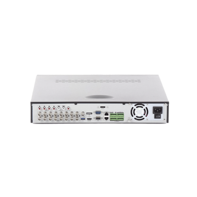 DVR 16 Canales TurboHD + 4 Canales IP / 4 Megapixel / 4 Bahías de Disco Duro / 4 Canales de Audio / Videoanalisis / 16 Entradas de Alarma