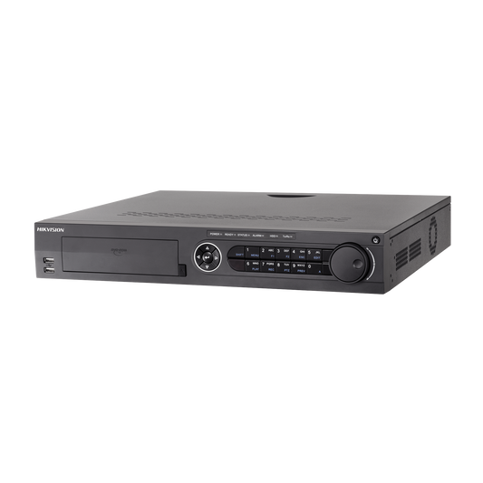 DVR 16 Canales TurboHD + 4 Canales IP / 4 Megapixel / 4 Bahías de Disco Duro / 4 Canales de Audio / Videoanalisis / 16 Entradas de Alarma / 2 Salidas HDMI