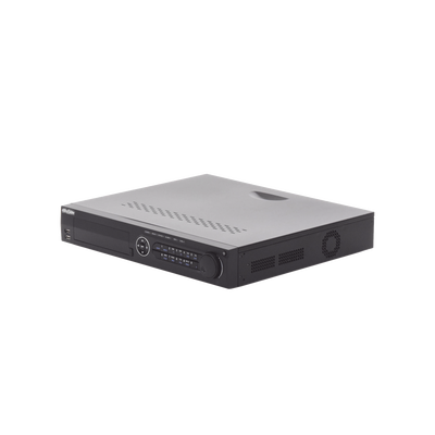 DVR 32 Canales TurboHD + 16 Canales IP / 4 Megapixel / 4 Bahías de Disco Duro / POS / 4 Canales de Audio / Videoanalisis / 16 Entradas y 4 salidas de Alarma