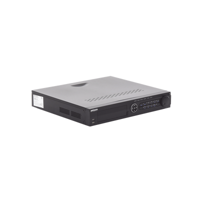 DVR 32 Canales TurboHD + 16 Canales IP / 4 Megapixel / 4 Bahías de Disco Duro / POS / 4 Canales de Audio / Videoanalisis / 16 Entradas y 4 salidas de Alarma